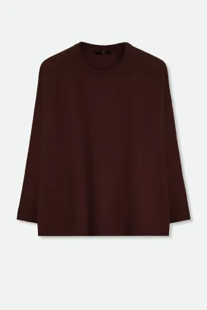 MARLOW OVERSIZED BOXY CREW IN CASHMERE BLEND