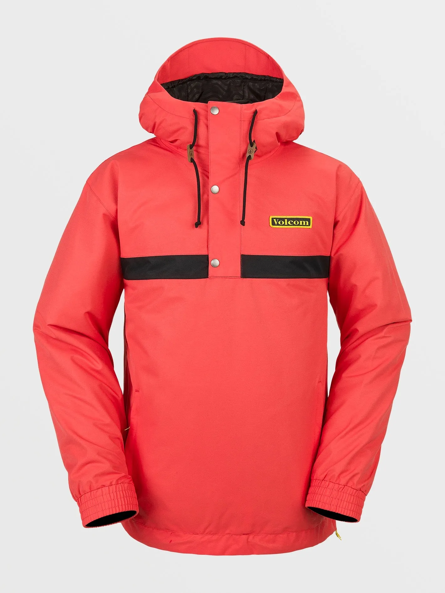 Mens Longo Pullover Jacket - Orange