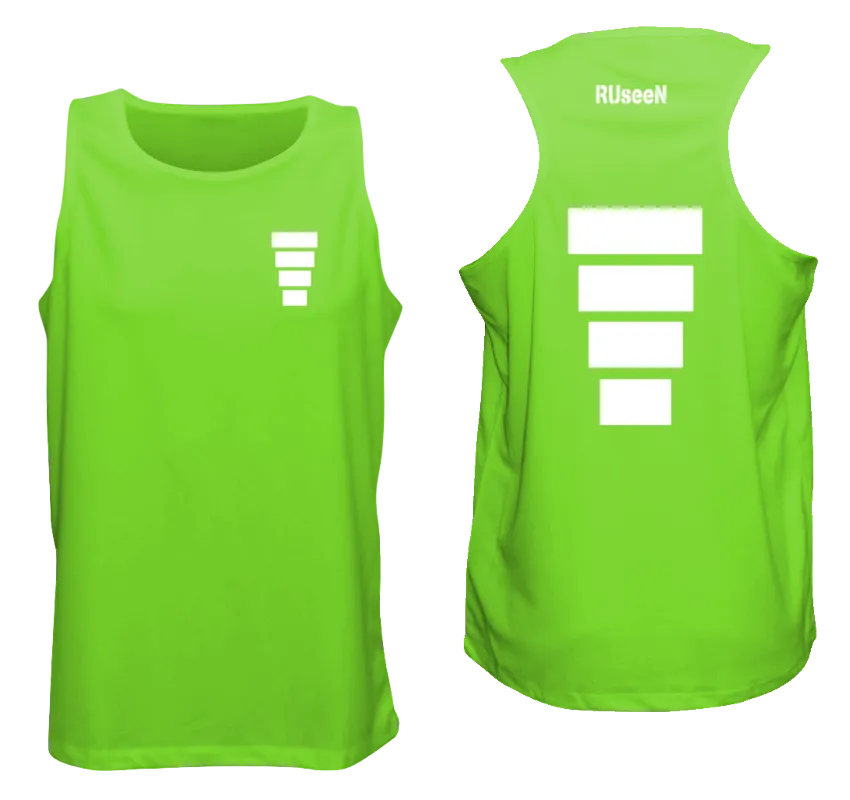 Men's Reflective Tank - Block