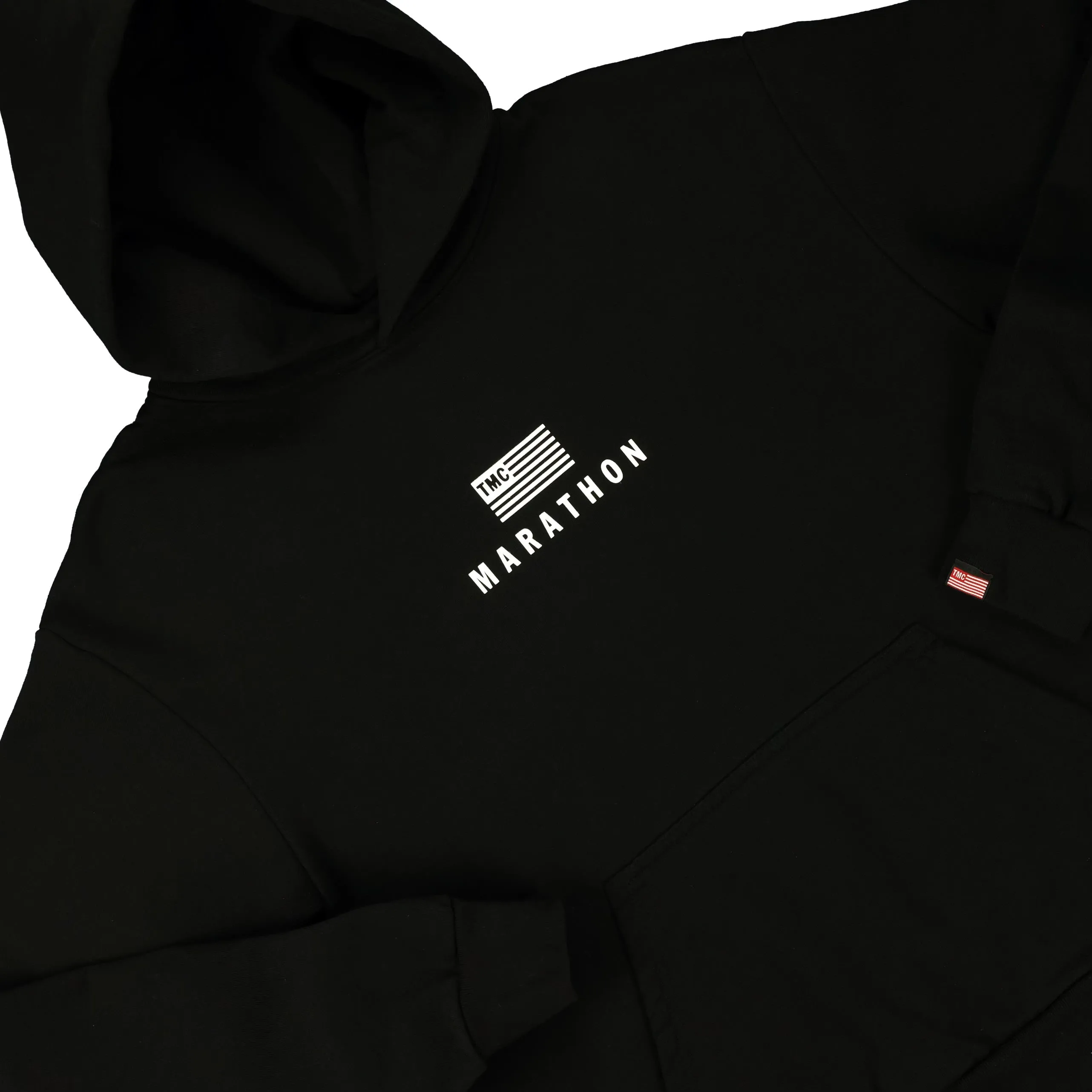 Modern Stack Hoodie - Black/White