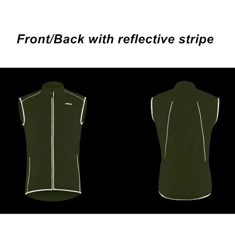 Nsqured "NightRider" Reflective Men's Cycling Vest