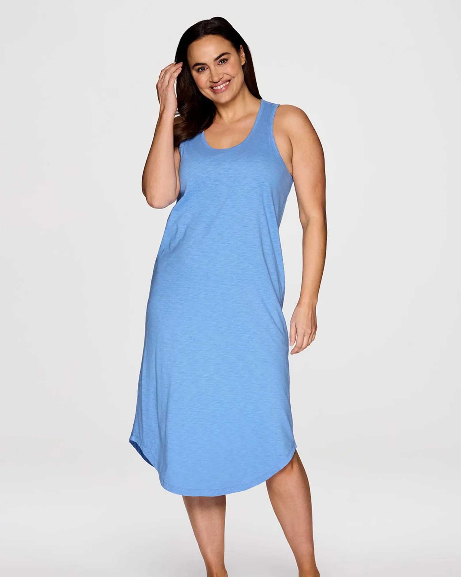 Plus Weekender Midi Tank Dress | Capri Blue