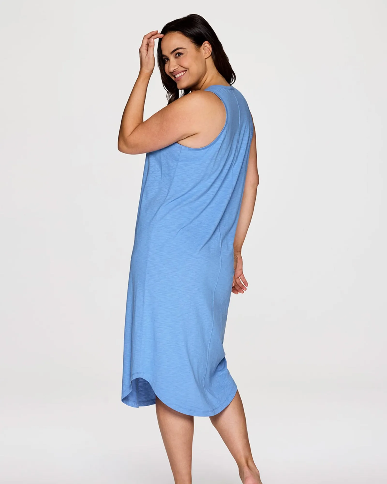 Plus Weekender Midi Tank Dress | Capri Blue