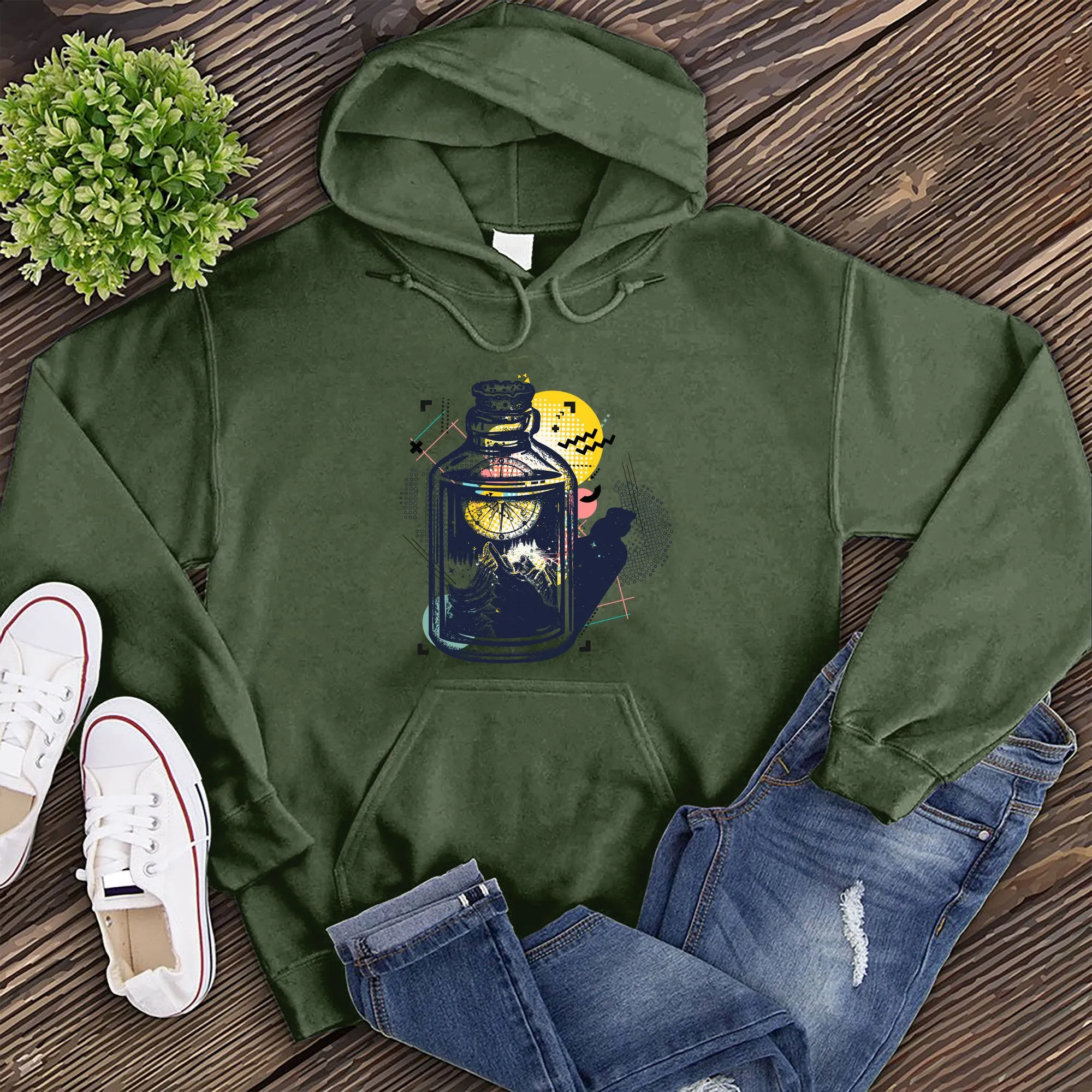 Pop Art Nature In A Bottle Hoodie