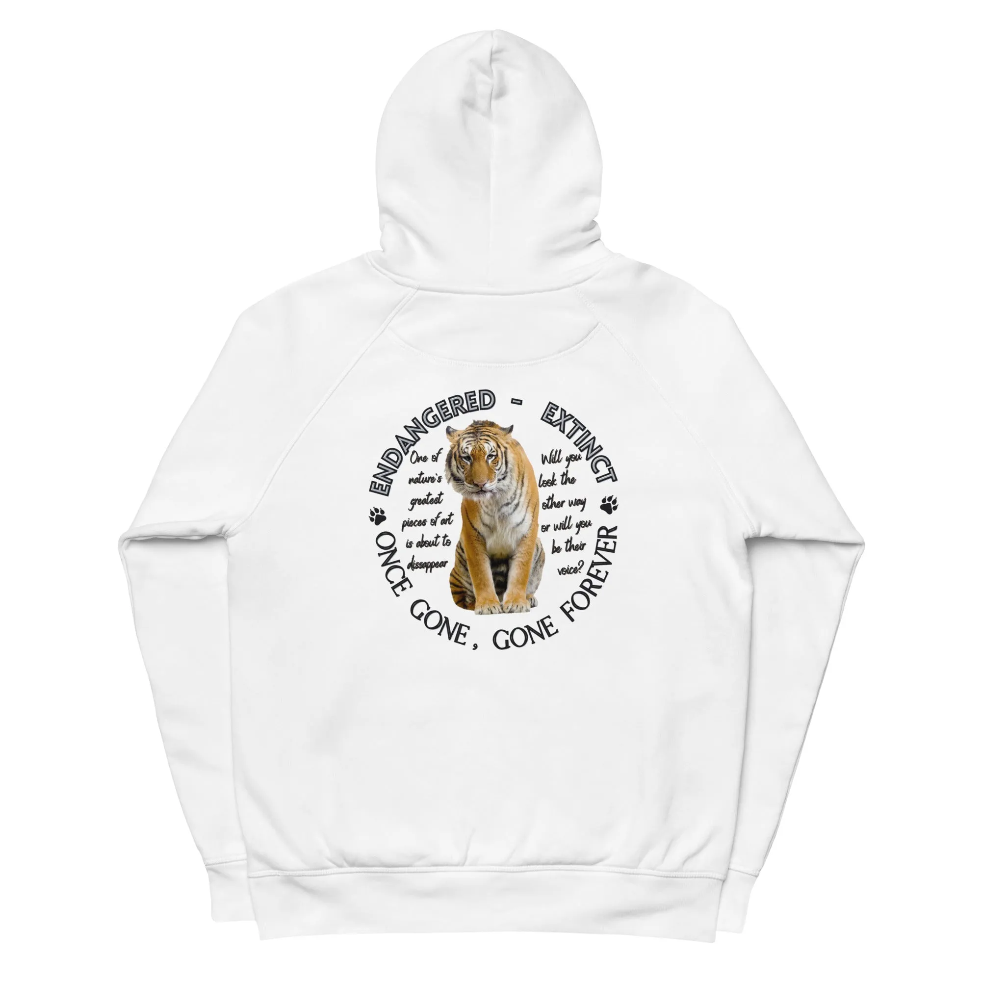 Protect Tigers, Unisex pullover hoodie