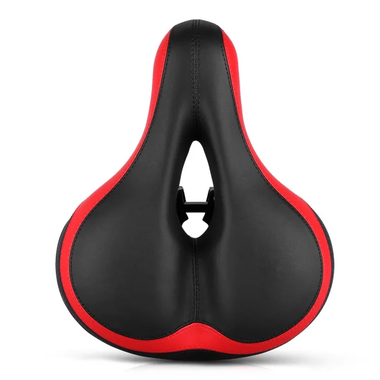 Reflective Spring Saddle Mountain Bike Seat Bicycle Seat Bicycle Seat(Black Red)