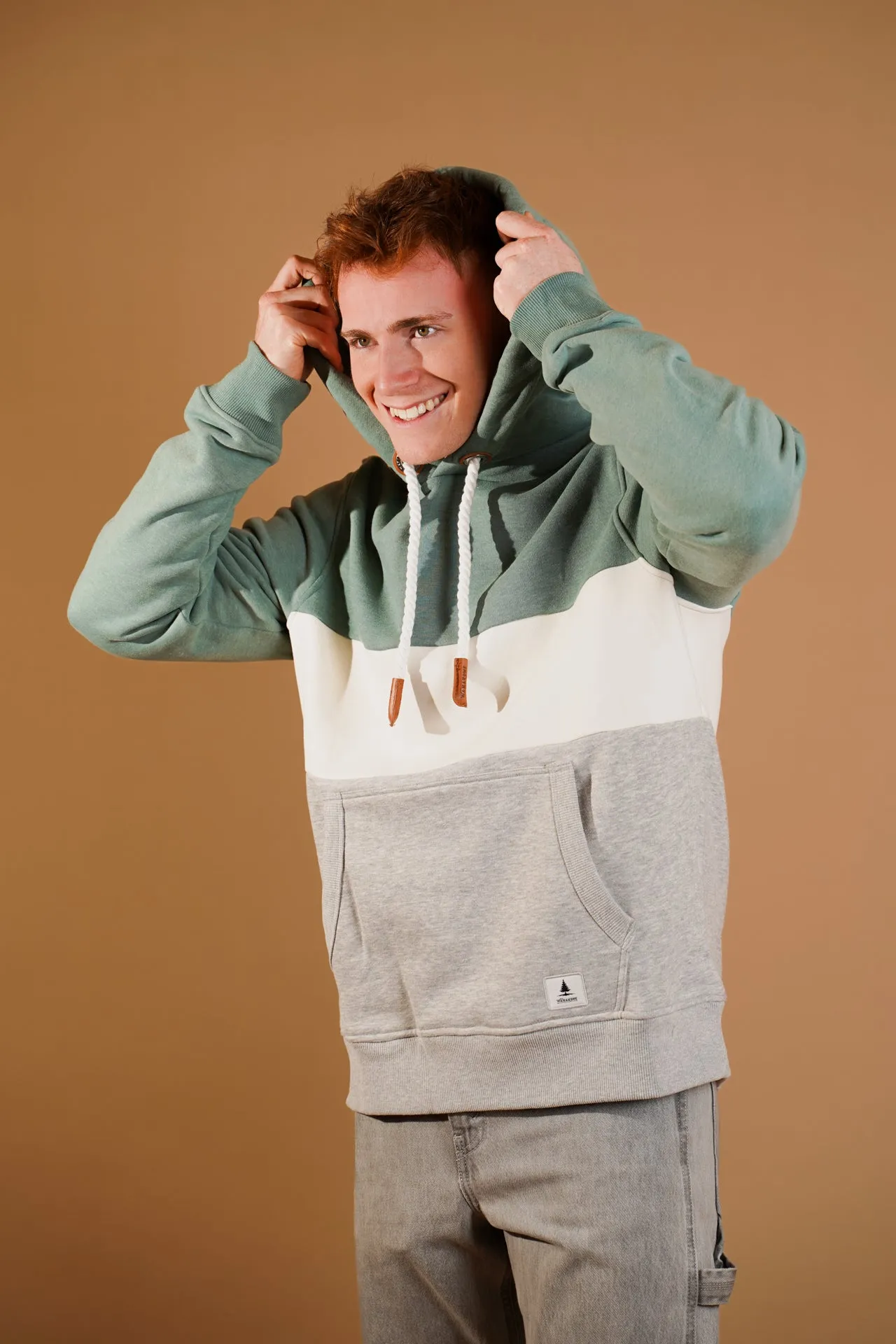 Rivera Sage/Oatmeal/Light Heater Grey Hoodie