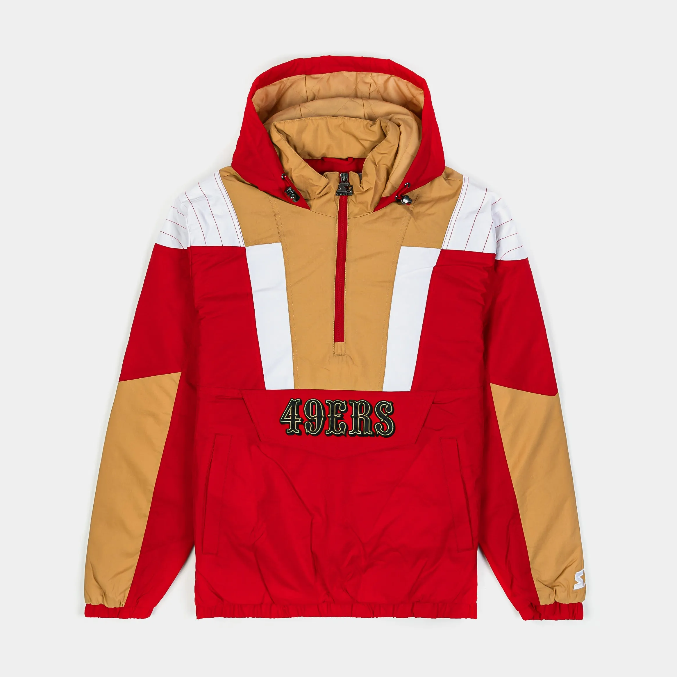 San Francisco 49ers Pullover Mens Hoodie (Red/Gold)