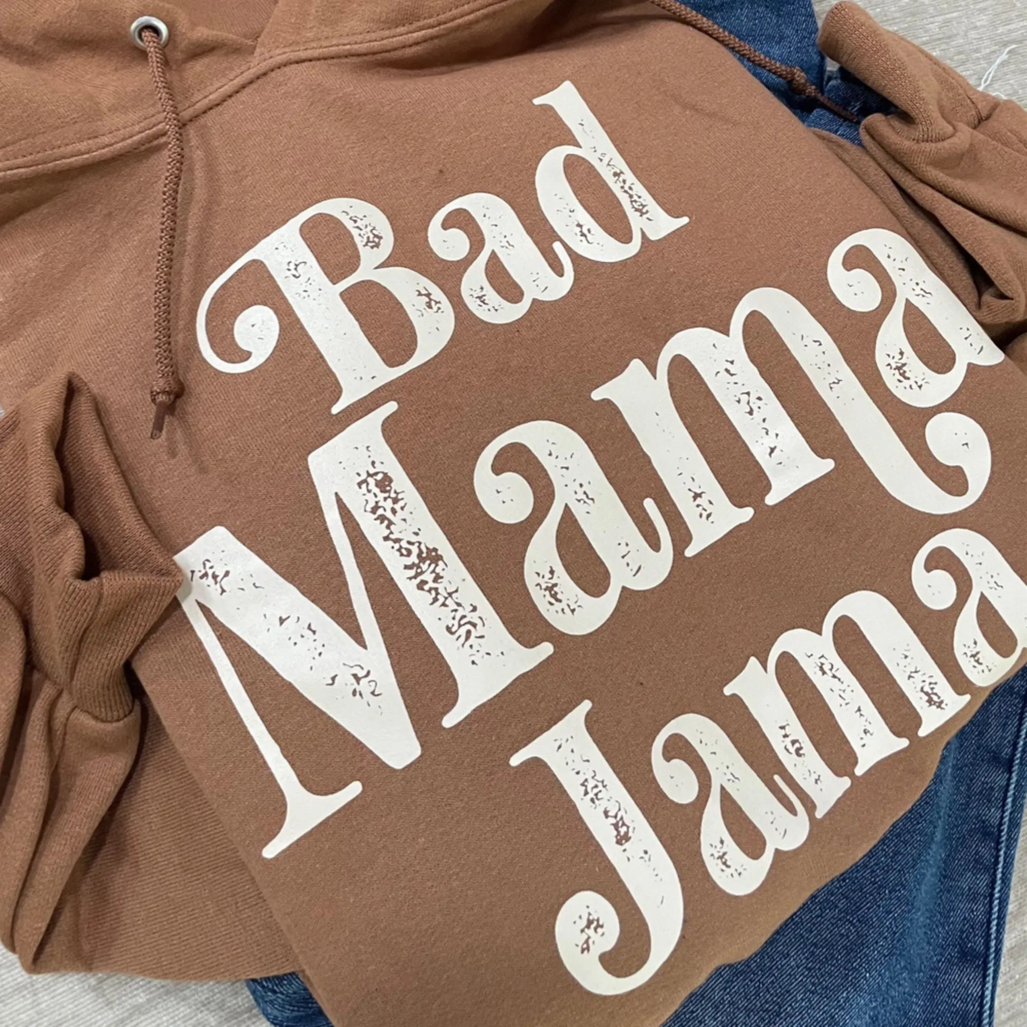 Soft Unisex Hoodie - Bad Mama Jama Design