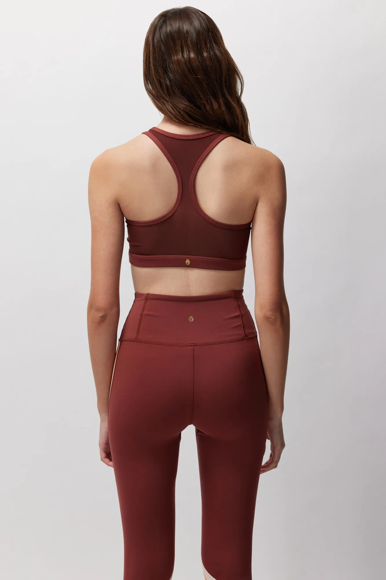 Spiritual Gangster Velo Dream Tech Bra - Washed Burgundy