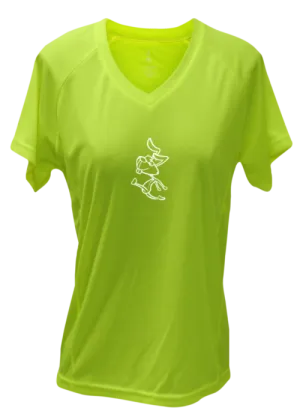 Women's Reflective Short Sleeve Shirt - 2 Speeds Rabbit