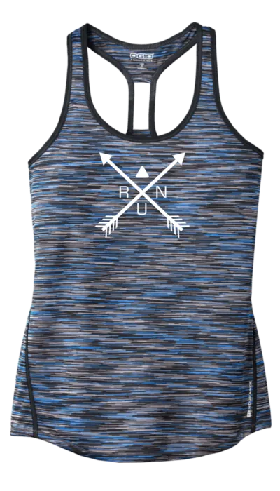 Women's Reflective Tank Top - Crossed Arrows