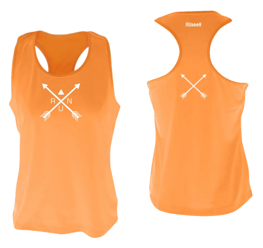 Women's Reflective Tank Top - Crossed Arrows