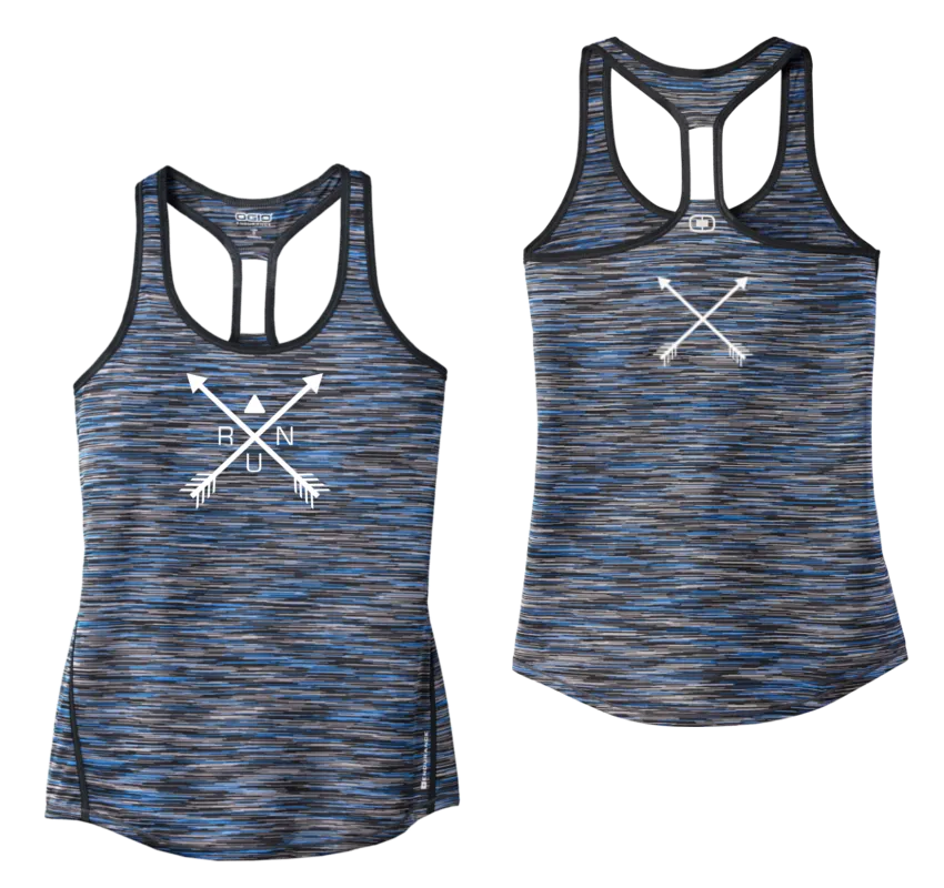 Women's Reflective Tank Top - Crossed Arrows