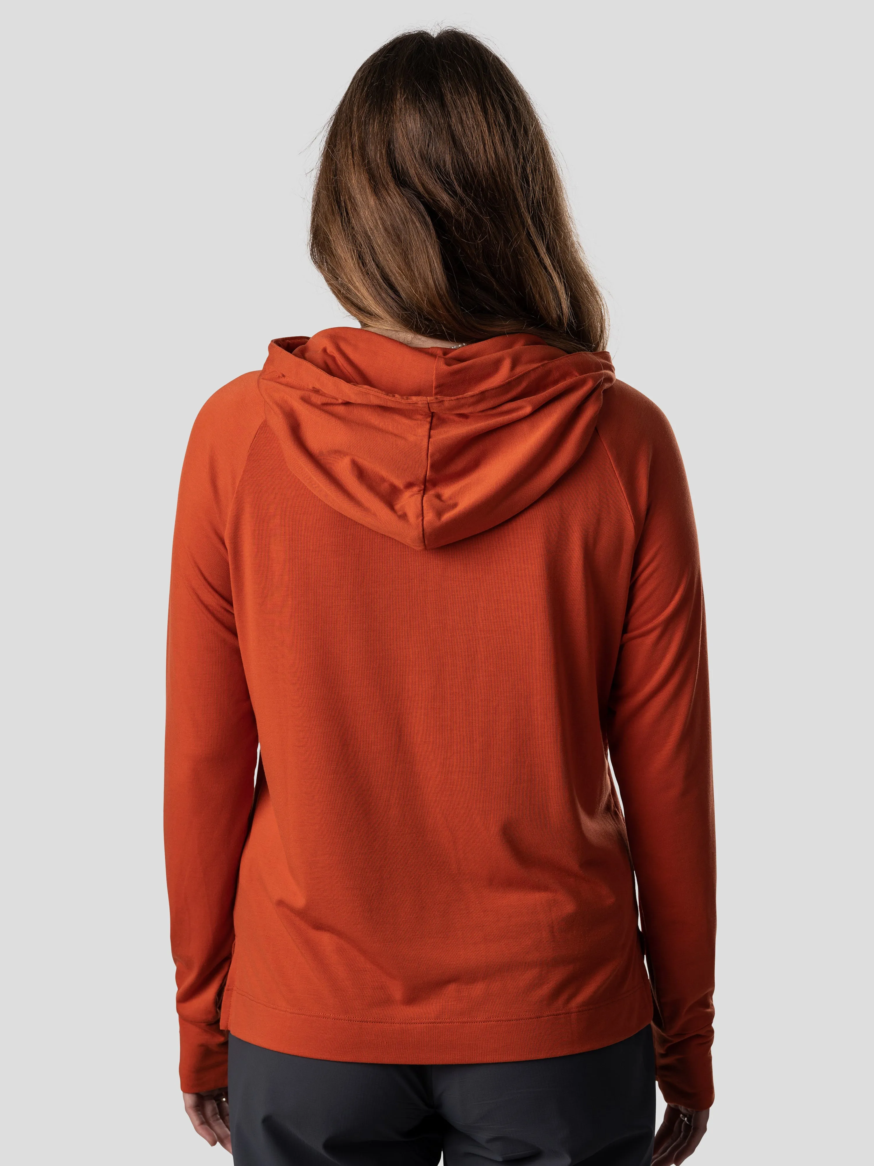 W's Lightweight Bamboo Hoodie - Cinnamon Teal